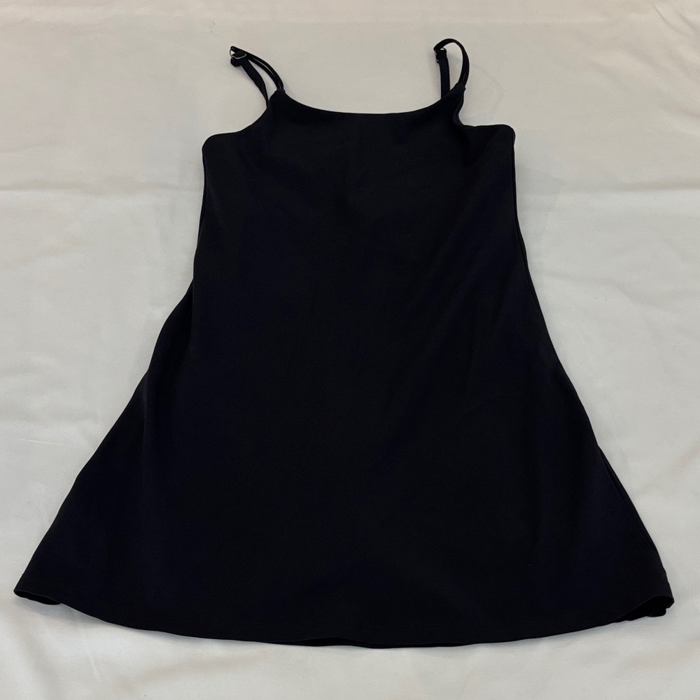 YPB by Abercrombie kids black dress/romper with build in shorts, size 7/8